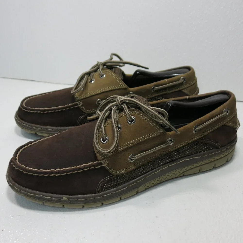 Sperry Top Sider Nubuck Leather Deck Boat Shoes Men's Footwear Zapatos 11.5 M